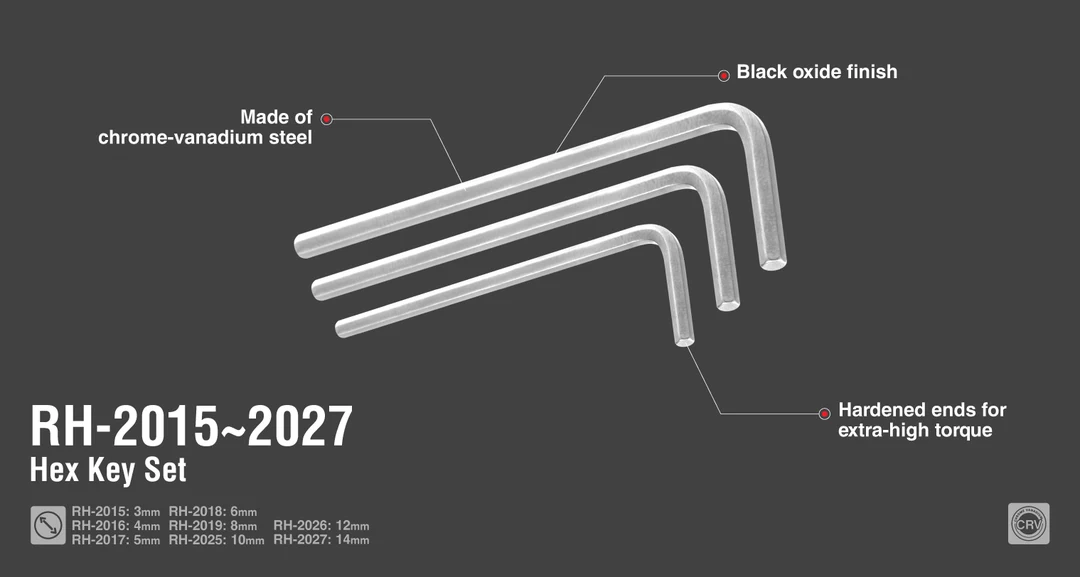 آلن تکی بلند 10 میلی متری RH-2025 رونیکس