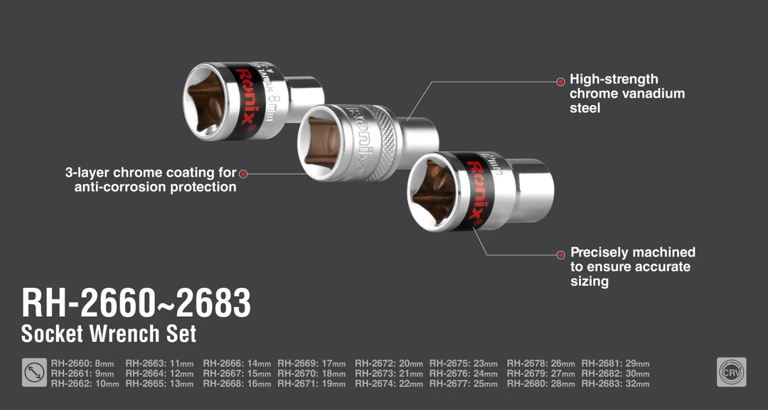 بکس تکی 8 میلی متری RH-2660 رونیکس